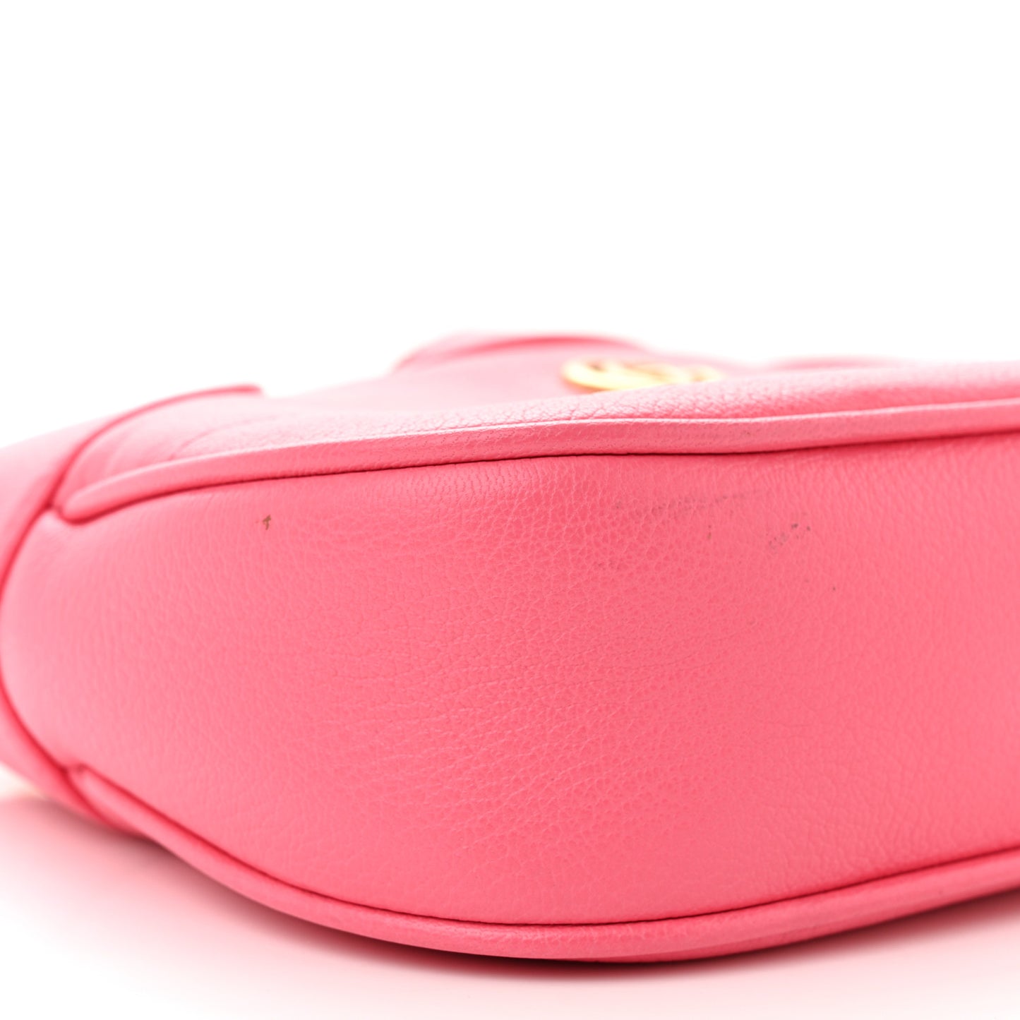 Goatskin Small Aphrodite Shoulder Bag Rhodamine Pink