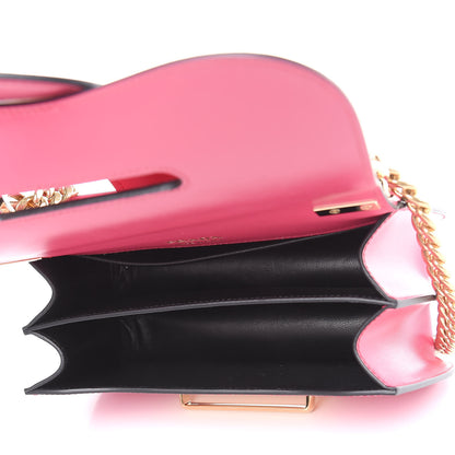 Prada City Calfskin Sidonie Small Chain Crossbody Bag Magenta 5 of 12