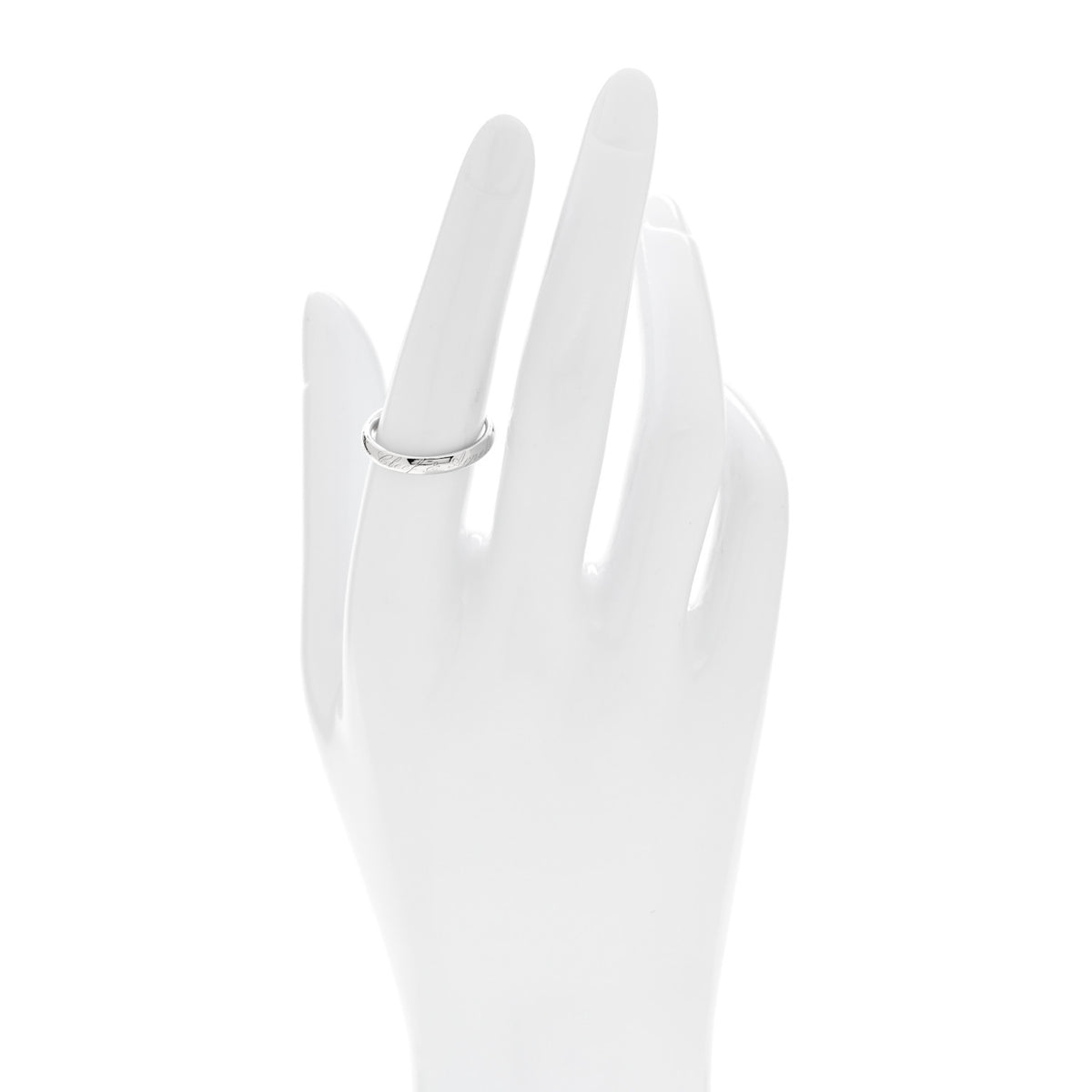 Platinum Tendrement Signature Wedding Band Ring 54 6.75