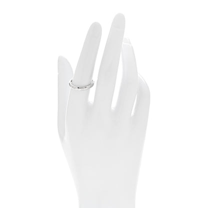 Van Cleef & Arpels Platinum Tendrement Signature Wedding Band Ring 54 6.75 2 of 5