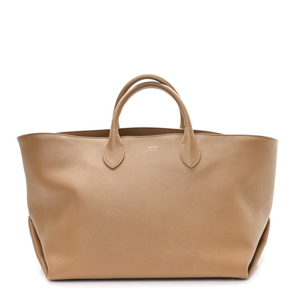 Khaite Pebbled Calfskin Medium Amelia Tote Nougat 1 of 10