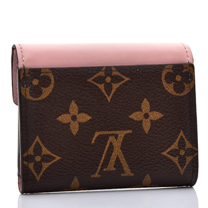 Louis Vuitton Monogram Zoe Wallet Rose Ballerine 3 of 6