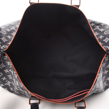 Louis Vuitton Monogram Upside Down Keepall Bandouliere 50 Ink 5 of 12