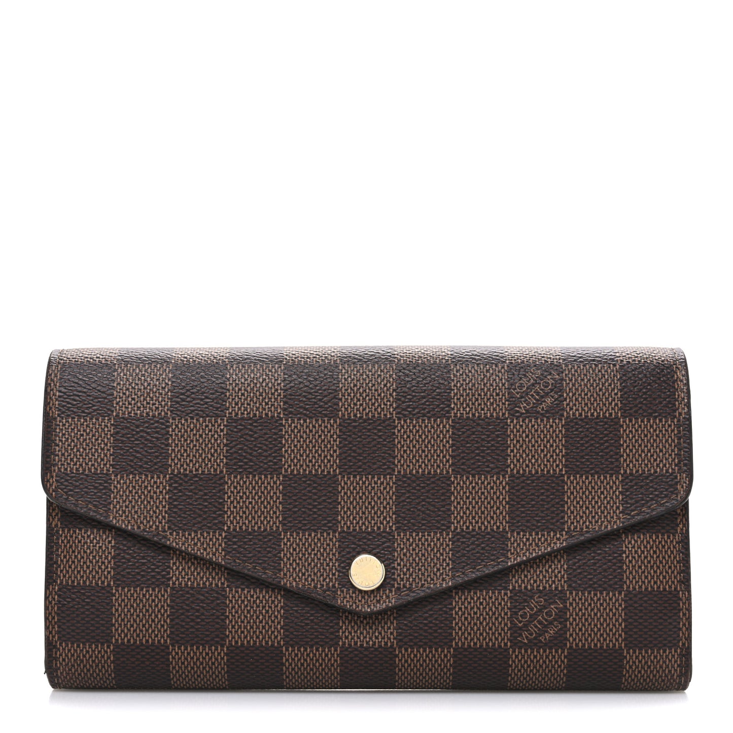 Damier Ebene Sarah Wallet NM Rose Ballerine