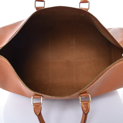 Louis Vuitton Epi Keepall 55 Cipango 5 of 8