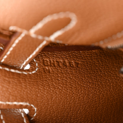 Hermes Togo Kelly Retourne 25 Gold 7 of 12
