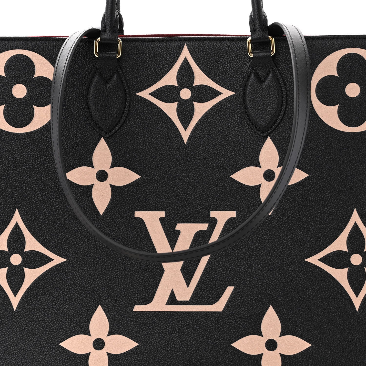 Louis Vuitton Empreinte Monogram Giant Onthego GM Black Beige 7 of 10