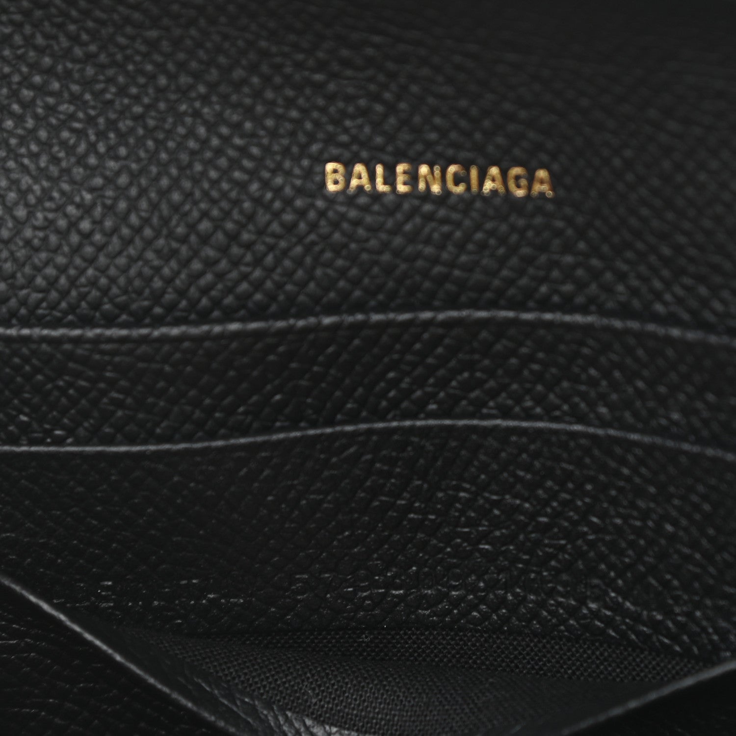 Balenciaga Signature Grained Calfskin Graffiti BB Chain Wallet Black Multicolor 6 of 10