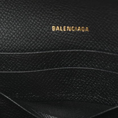 Balenciaga Signature Grained Calfskin Graffiti BB Chain Wallet Black Multicolor 6 of 10