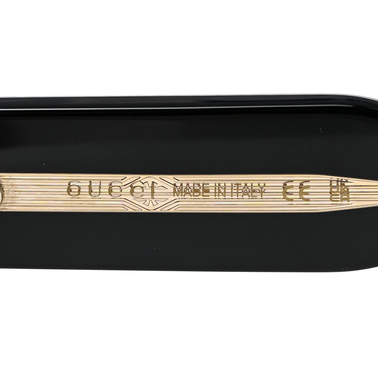 Acetate Square Frame Sunglasses GG1262S Black