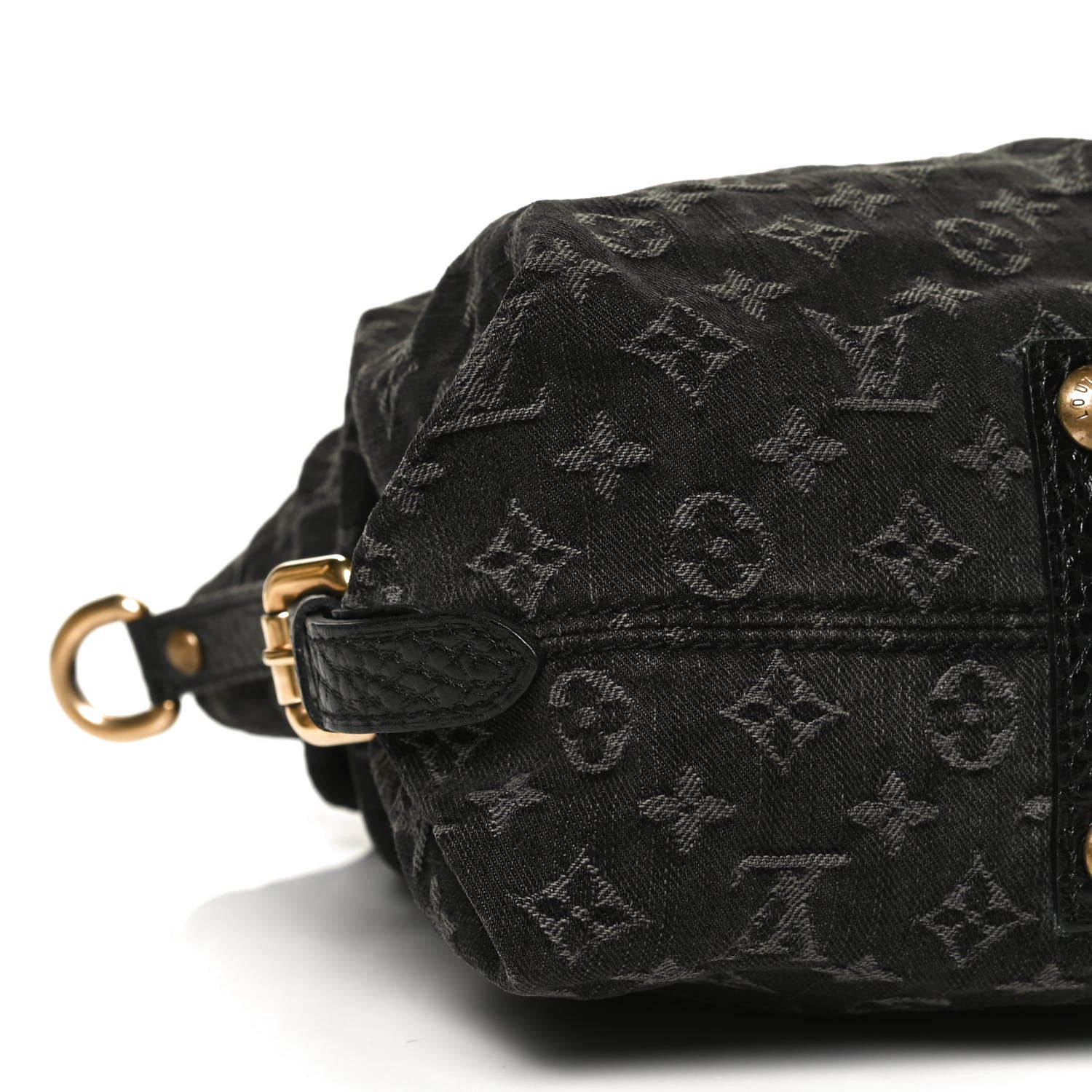 Louis Vuitton Denim Neo Cabby MM Black 8 of 13