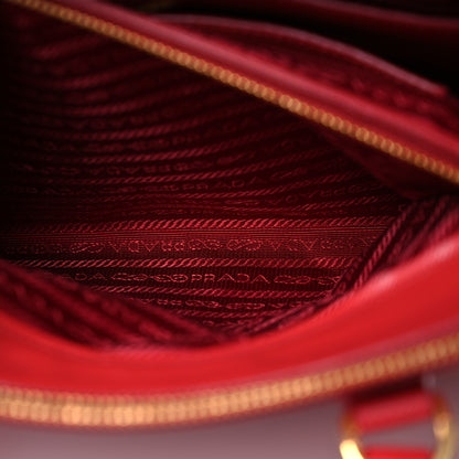 Prada Saffiano Medium Galleria Double Zip Tote Fuoco 7 of 20