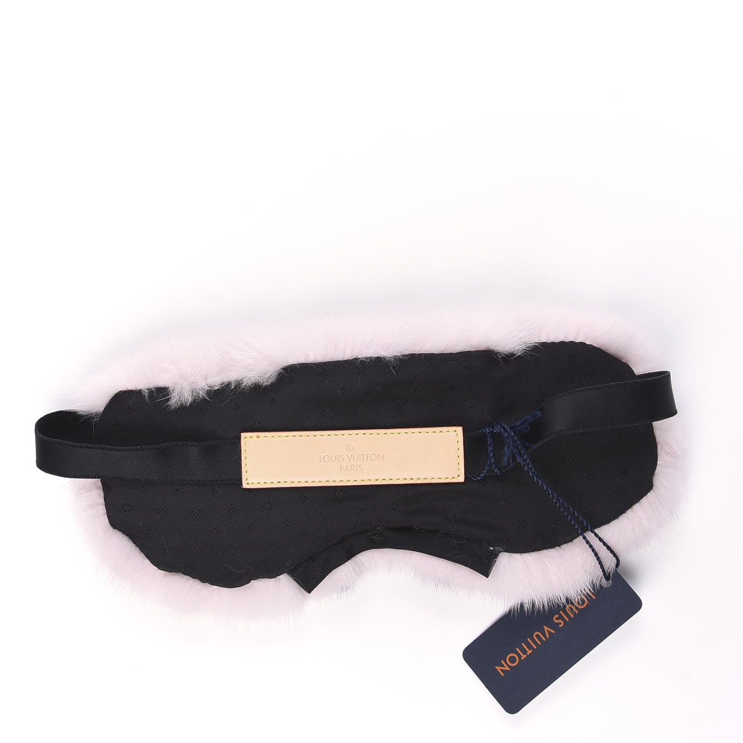 Louis Vuitton Monogram Mink Fur Sleep Mask Light Pink 2 of 4