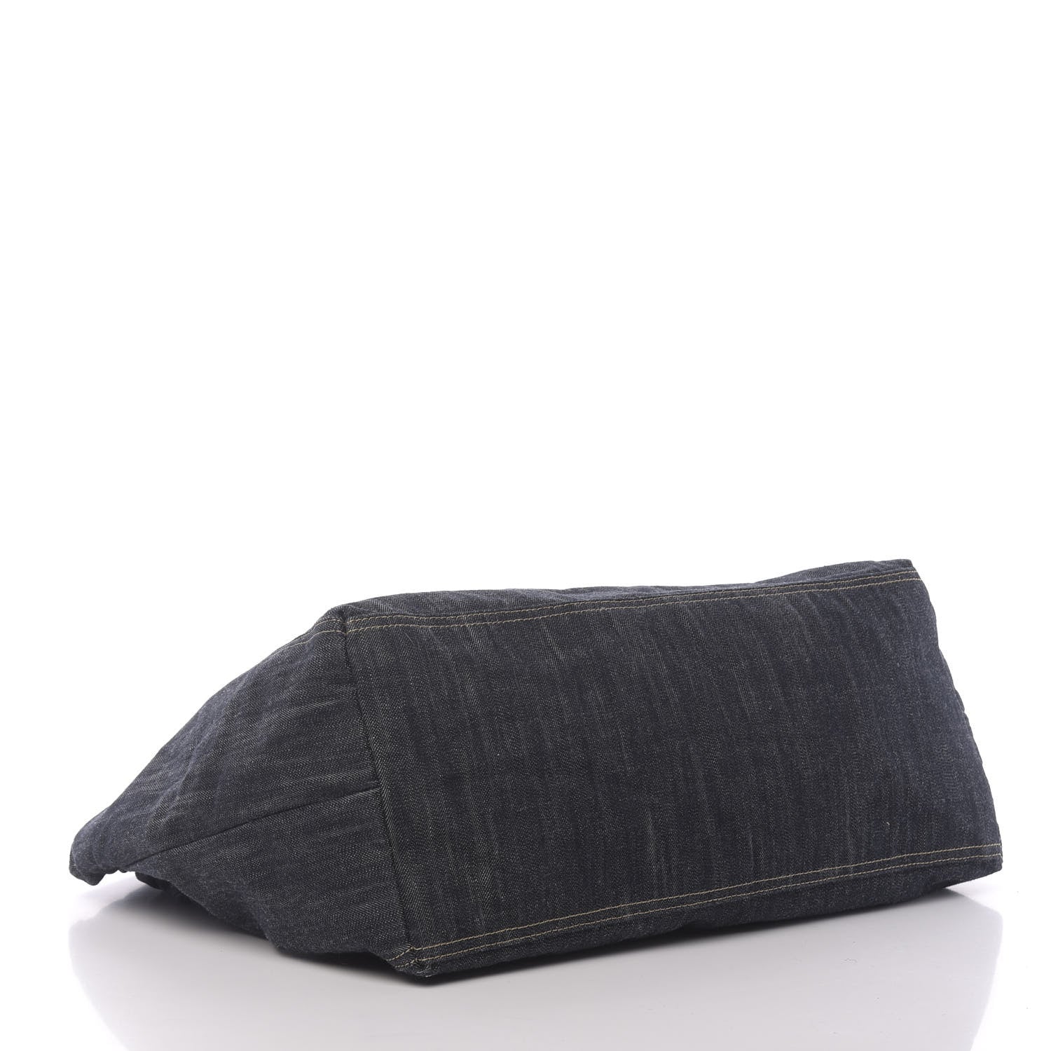 Chanel Denim XL Coco Cabas Tote Dark Blue 4 of 10