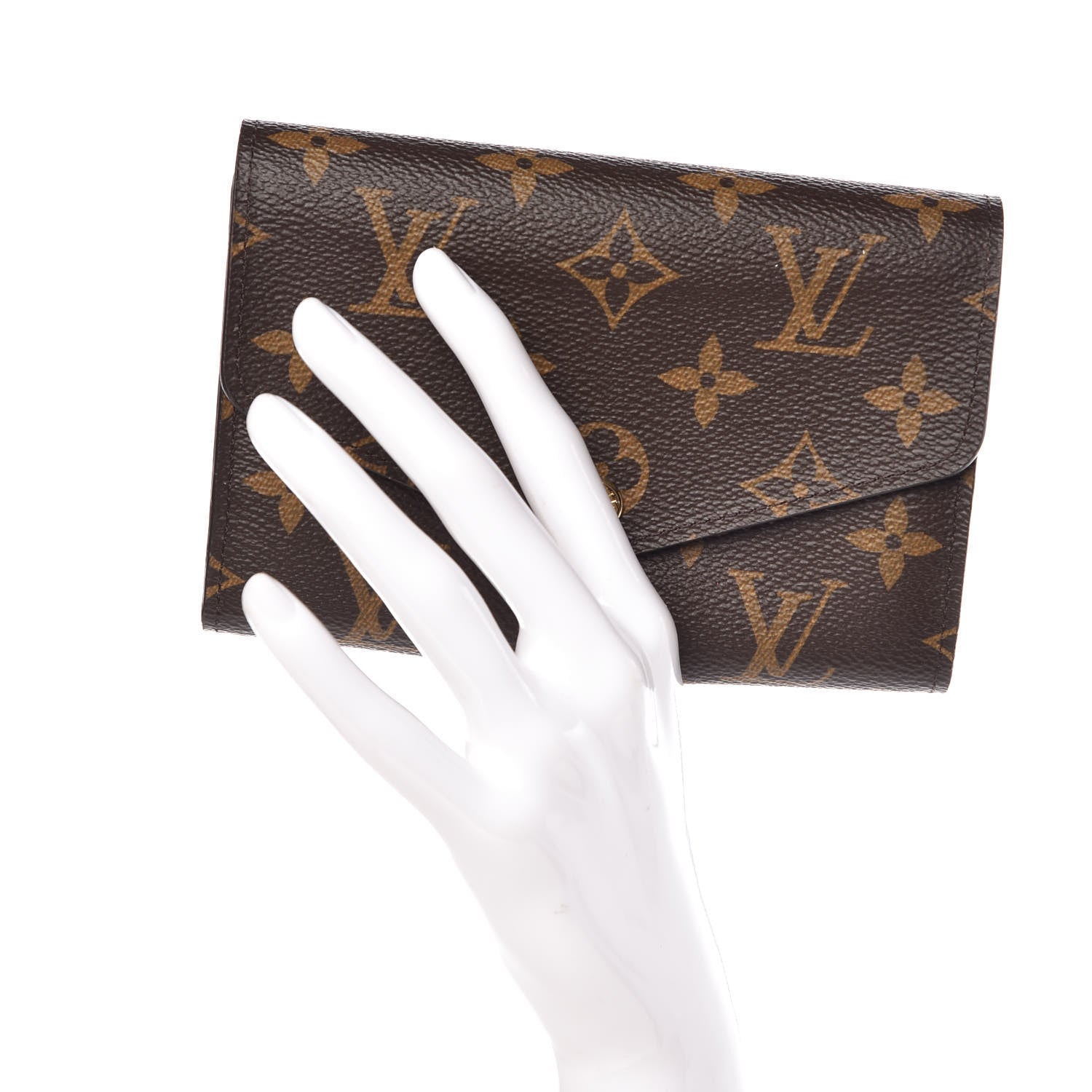 Louis Vuitton Monogram Sarah Compact Wallet 2 of 8