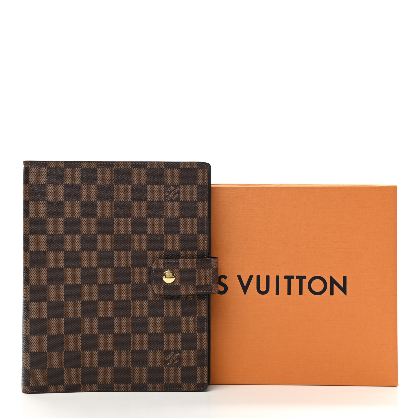 Damier Ebene Large Ring Agenda Cover