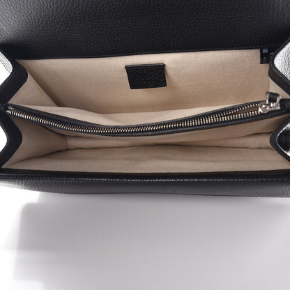 Gucci Pebbled Calfskin Small Dionysus Shoulder Bag Black 5 of 8