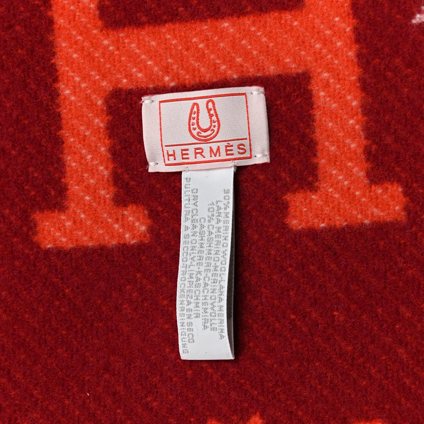 Wool Cashmere Western And Company Blanket Rouge H