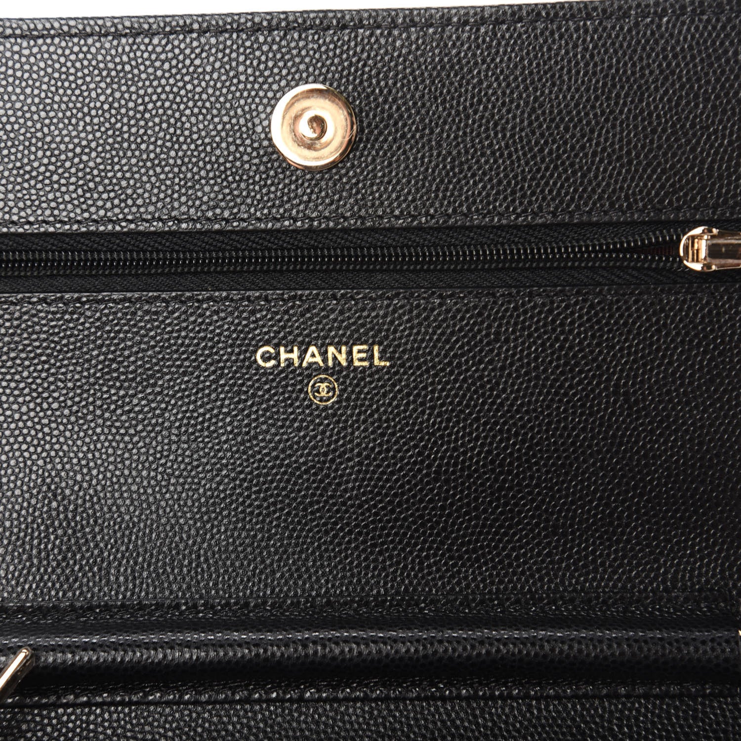 Chanel Caviar Quilted Wallet On Chain WOC Black 8 of 10