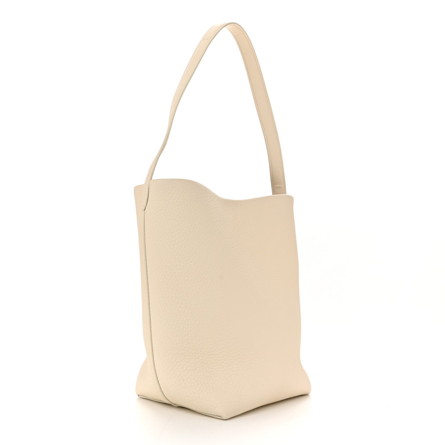 The Row Grained Calfskin Medium N/S Park Tote Ivory 4 of 23