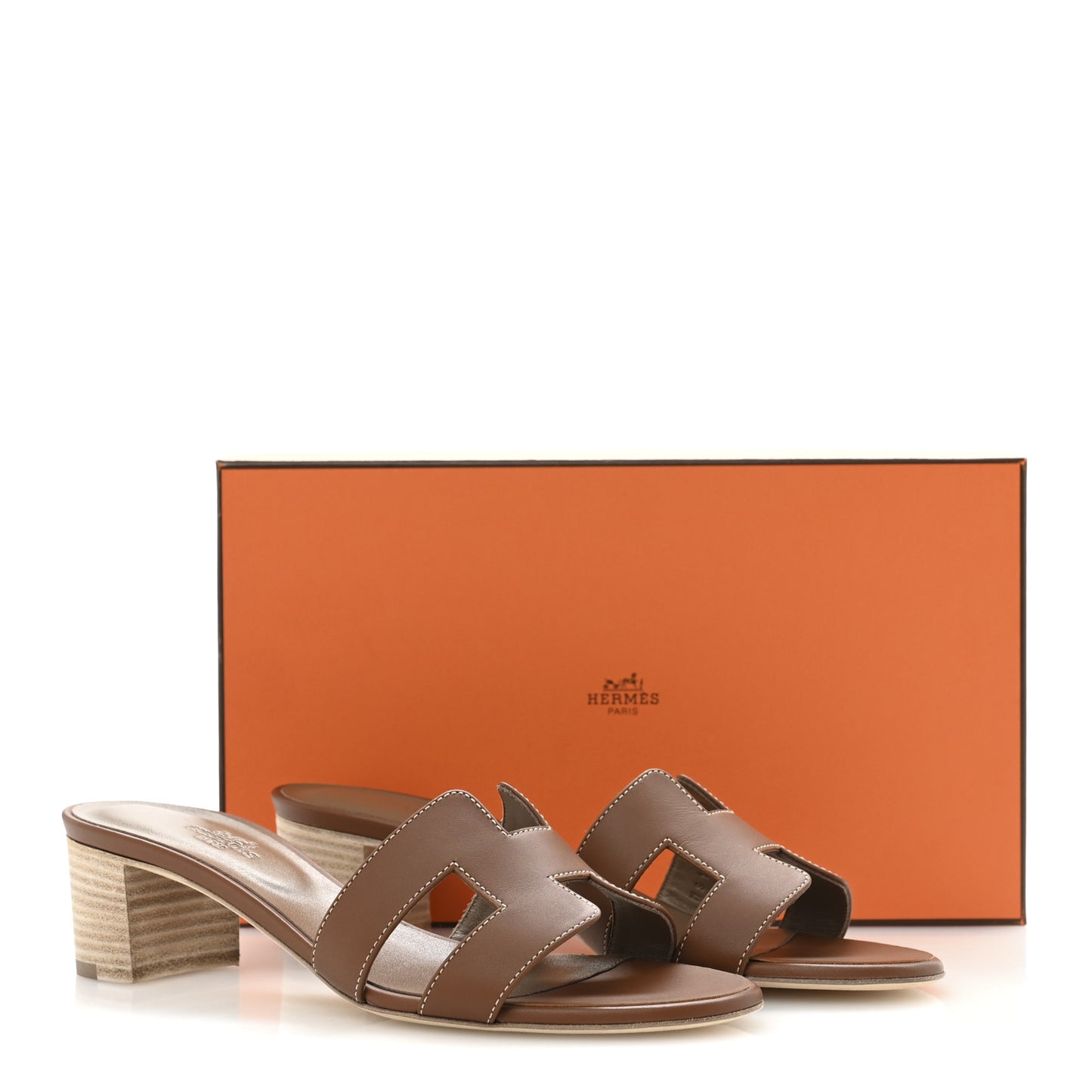 Calfskin Oasis Sandals 38.5 Gold
