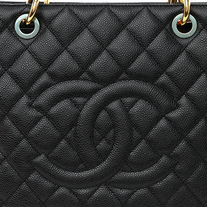 Chanel Caviar Quilted Grand Shopping Tote GST Black 8 of 11