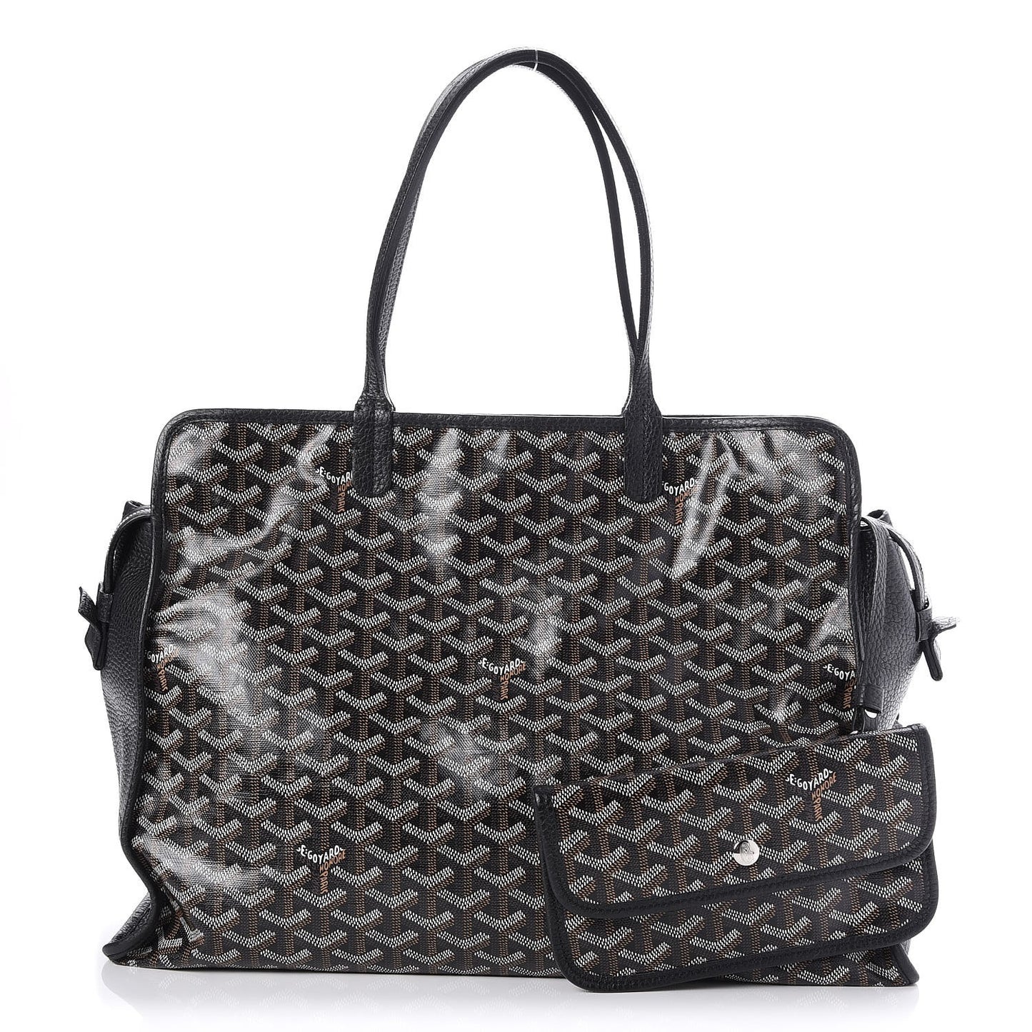Goyardine Sac Hardy Pet Carrier PM Black