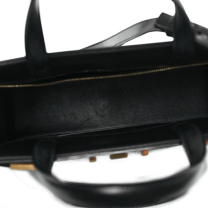 Saint Laurent Calfskin Small Manhattan Shopper Tote Black 5 of 11