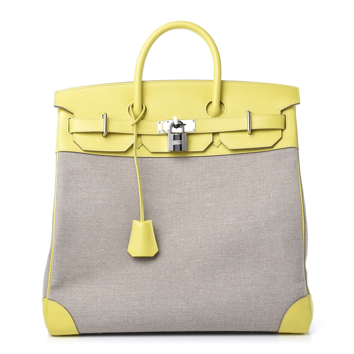 Toile De Camp Evercolor HAC Birkin 40 Ficelle Lime