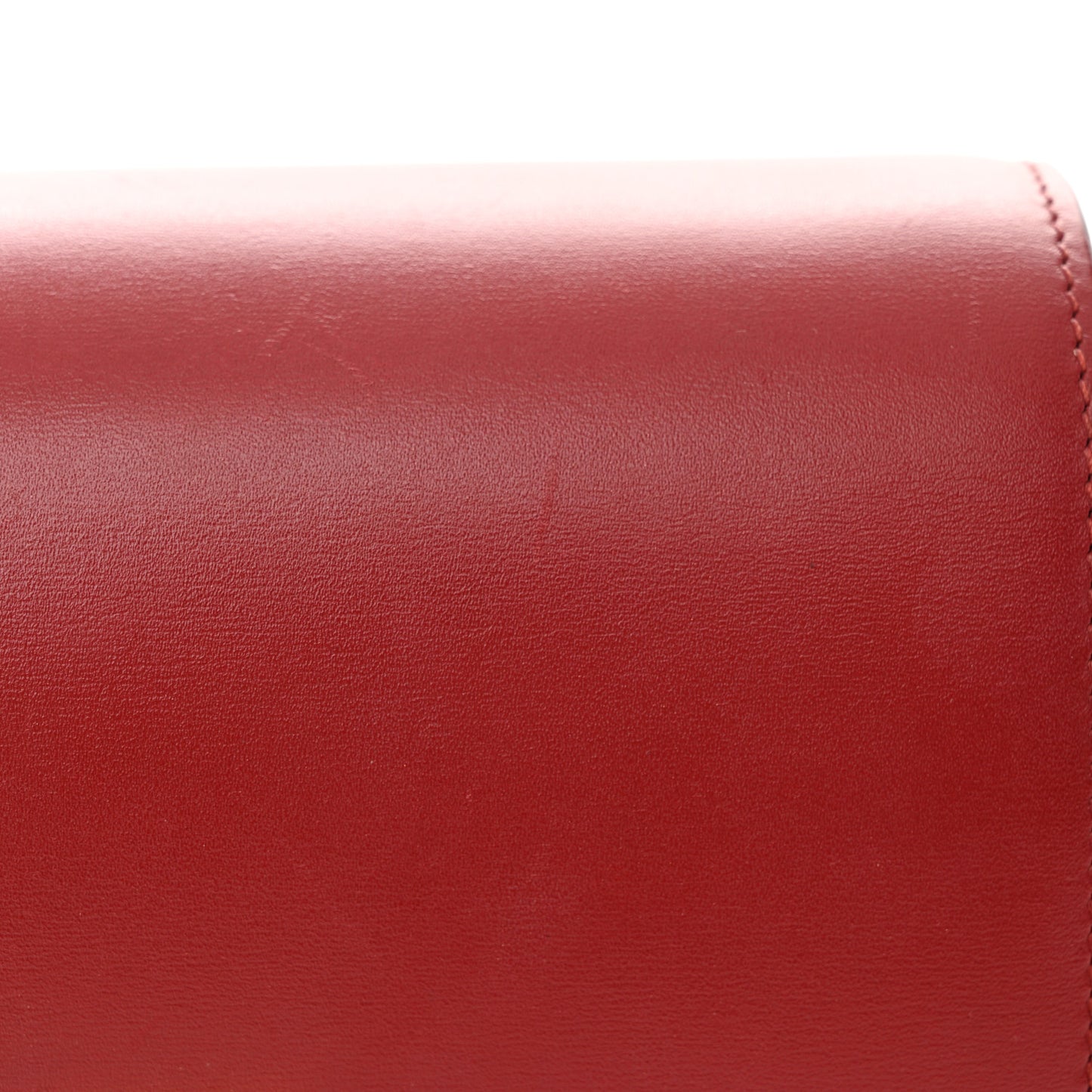 Box Calfskin Small Classic Box Flap Bag Red
