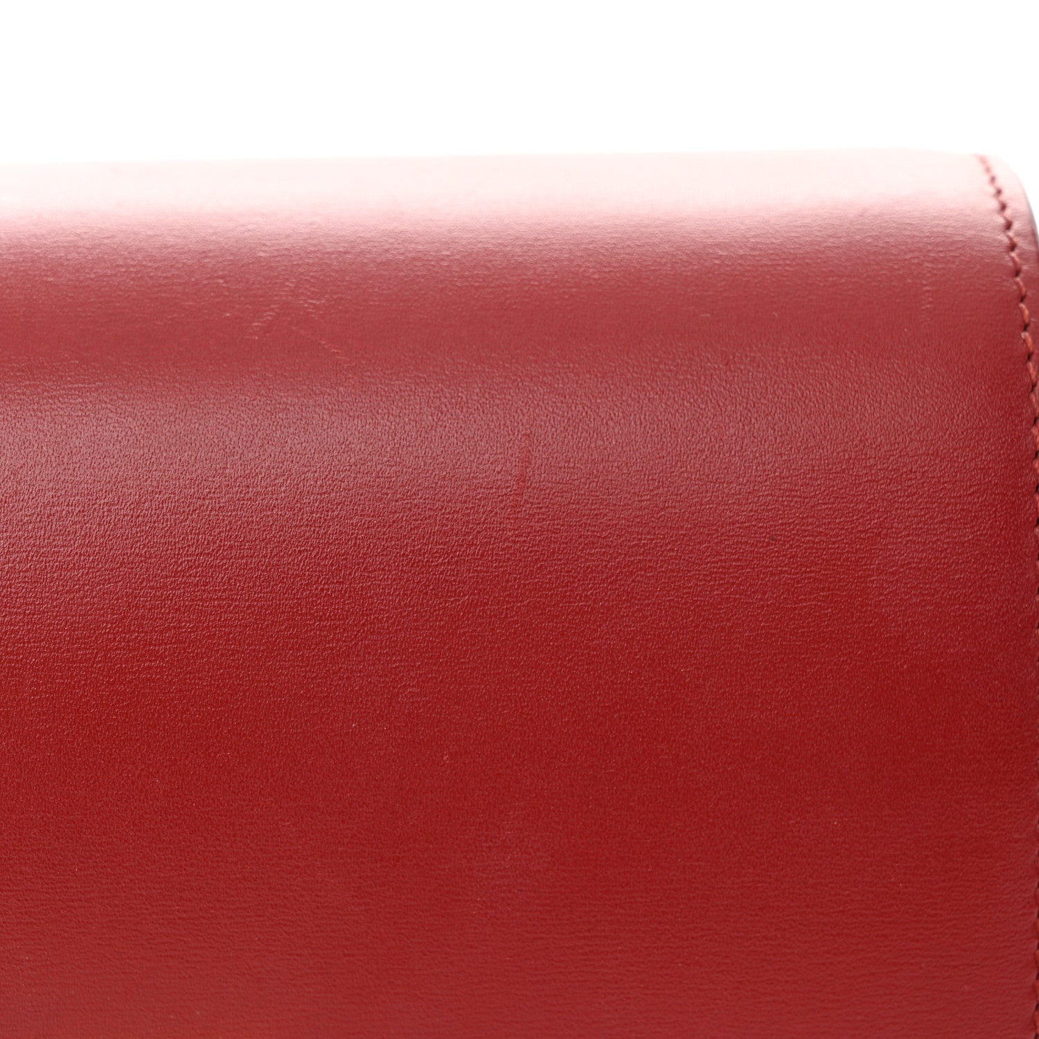 Celine Box Calfskin Small Classic Box Flap Bag Red 13 of 15