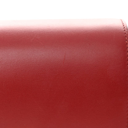 Celine Box Calfskin Small Classic Box Flap Bag Red 13 of 15