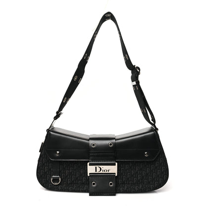 Christian Dior Monogram Calfskin Street Chic Columbus Ave Bag Black 1 of 10
