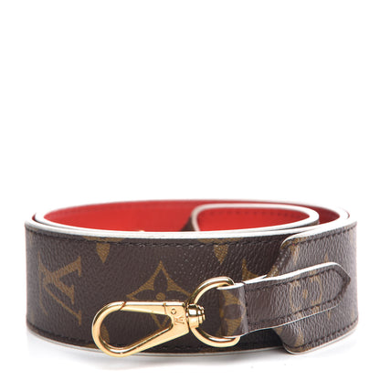 Louis Vuitton Monogram Bandouliere Shoulder Strap Red 1 of 6