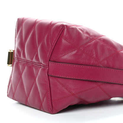 Givenchy Lambskin Quilted Mini GV Bucket Bag Orchid Purple 6 of 8