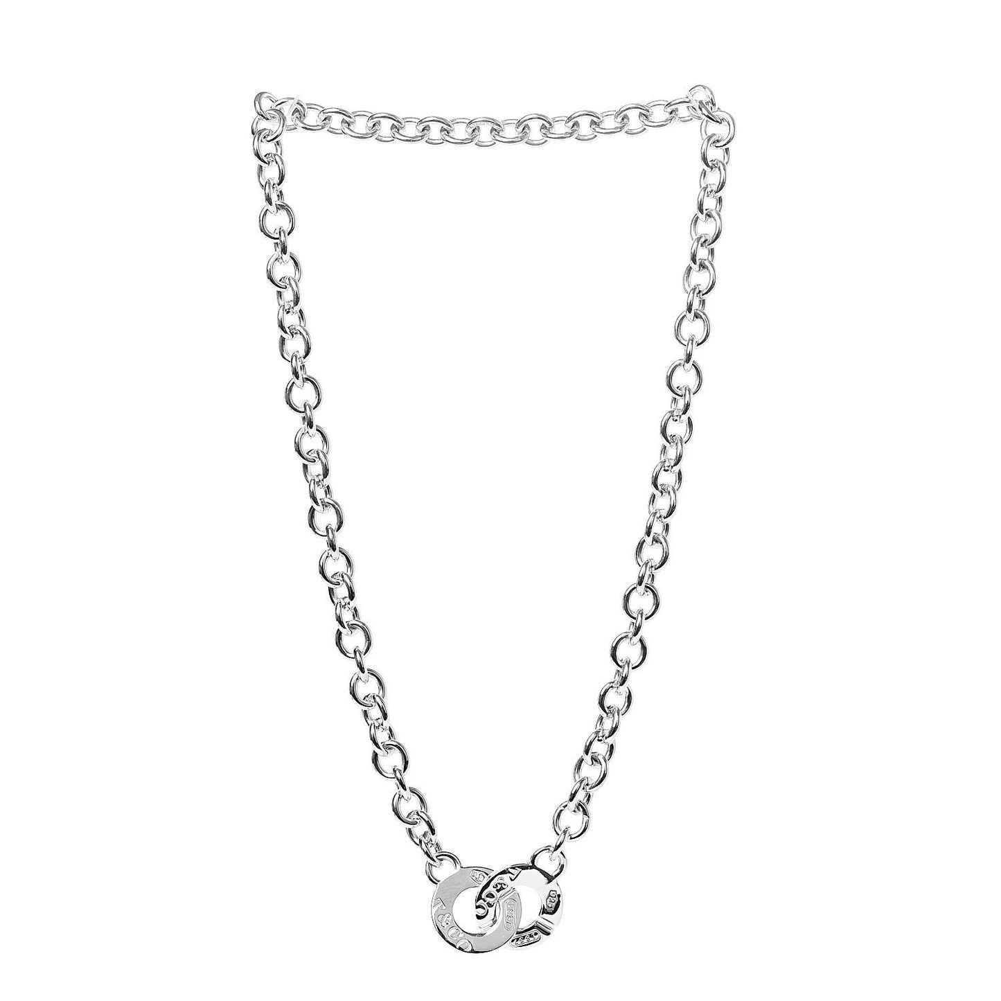 Sterling Silver 1837 Circle Clasp Necklace
