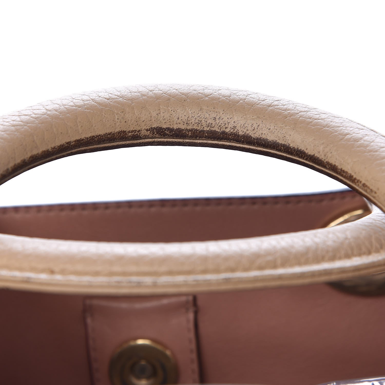 Christian Dior Bullcalf Large Diorissimo Tote Beige Petale 12 of 22