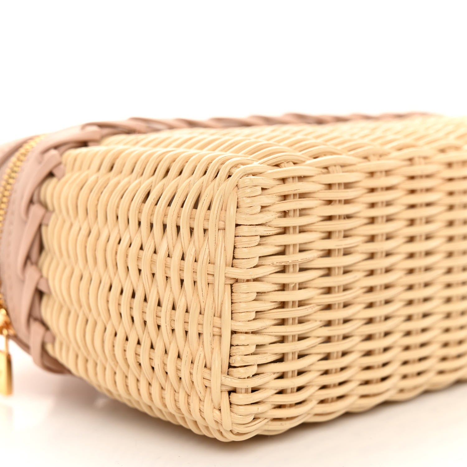 Loro Piana Wicker Calfskin L19 Extra Pocket Pouch Feather Pink 10 of 11