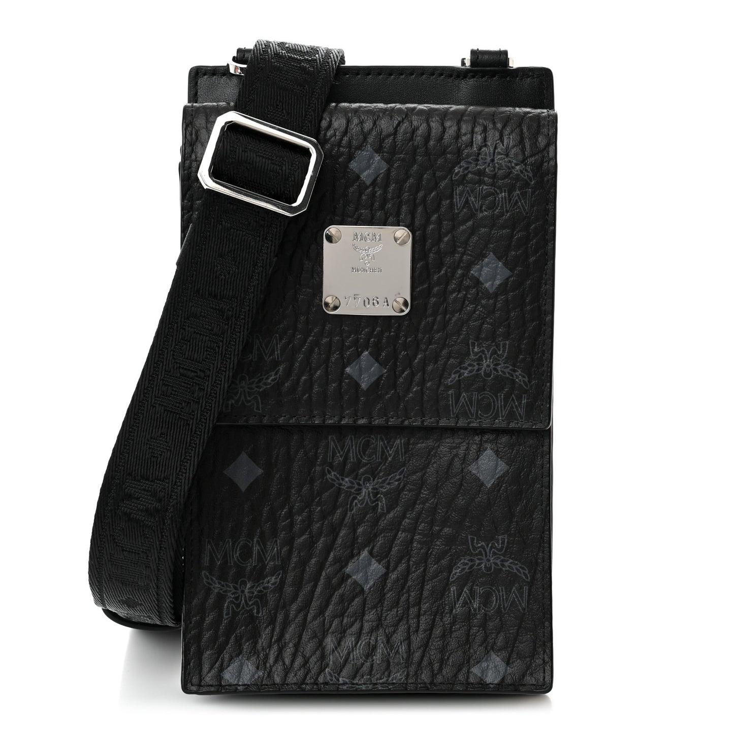 Visetos Geo Phone Case Crossbody Black