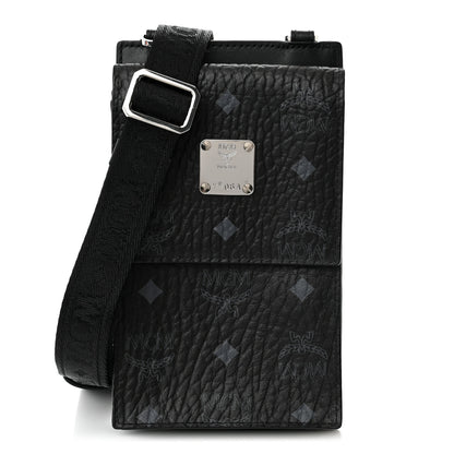 MCM Visetos Geo Phone Case Crossbody Black 1 of 13