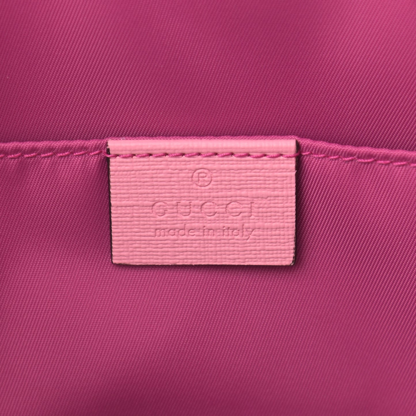 GG Supreme Monogram 3-D Strawberry Childrens Tote Beige Ebony Lotus Pink Fuxia Emerald
