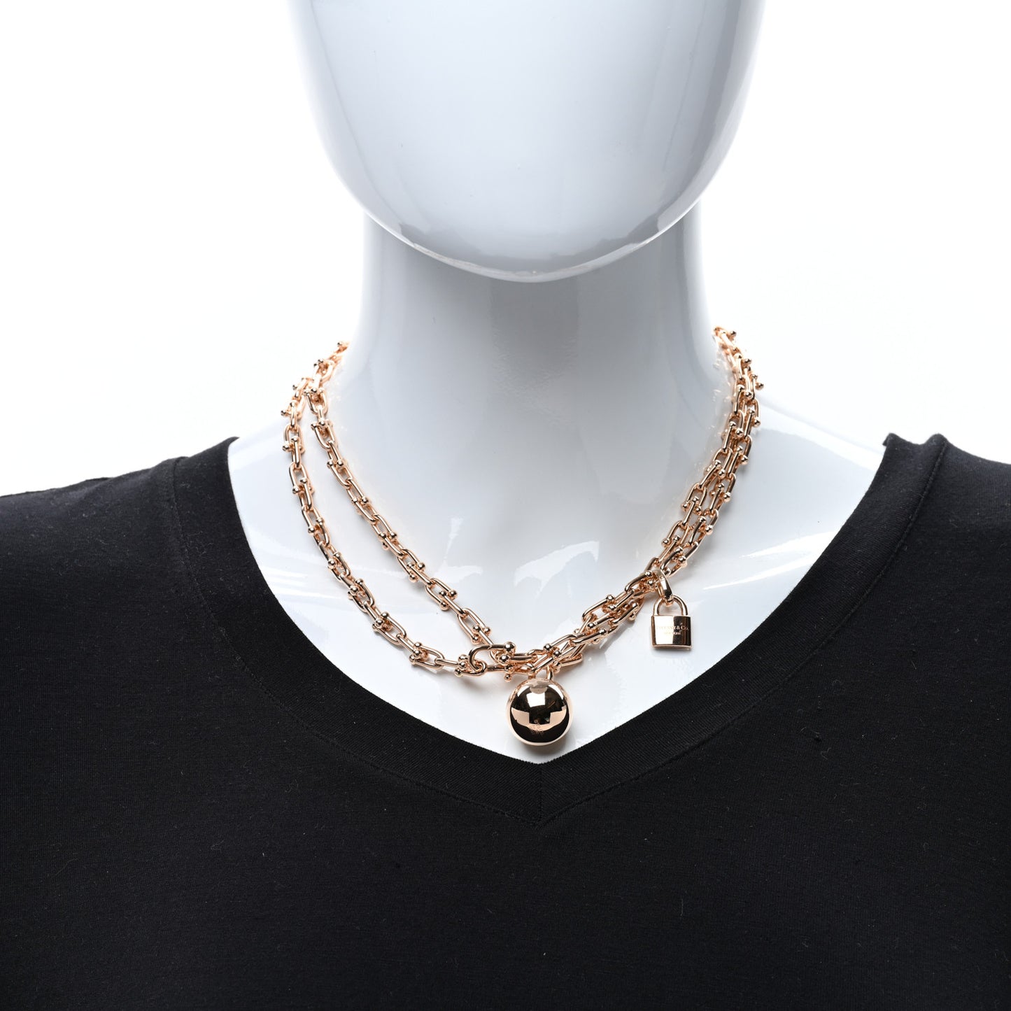 18K Rose Gold HardWear Wrap Necklace