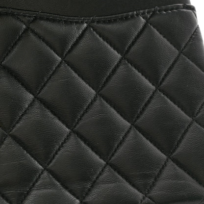 Chanel Lambskin Quilted Medium Double Flap Black 14 of 16