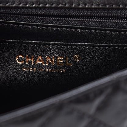 Chanel Aged Calfskin Quilted 2.55 Reissue Mini Flap Black 6 of 10