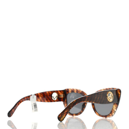 Fendi Acetate F is Fendi FF 51mm Cat Eye Sunglasses 0327/S Tortoise Camouflage 4 of 6