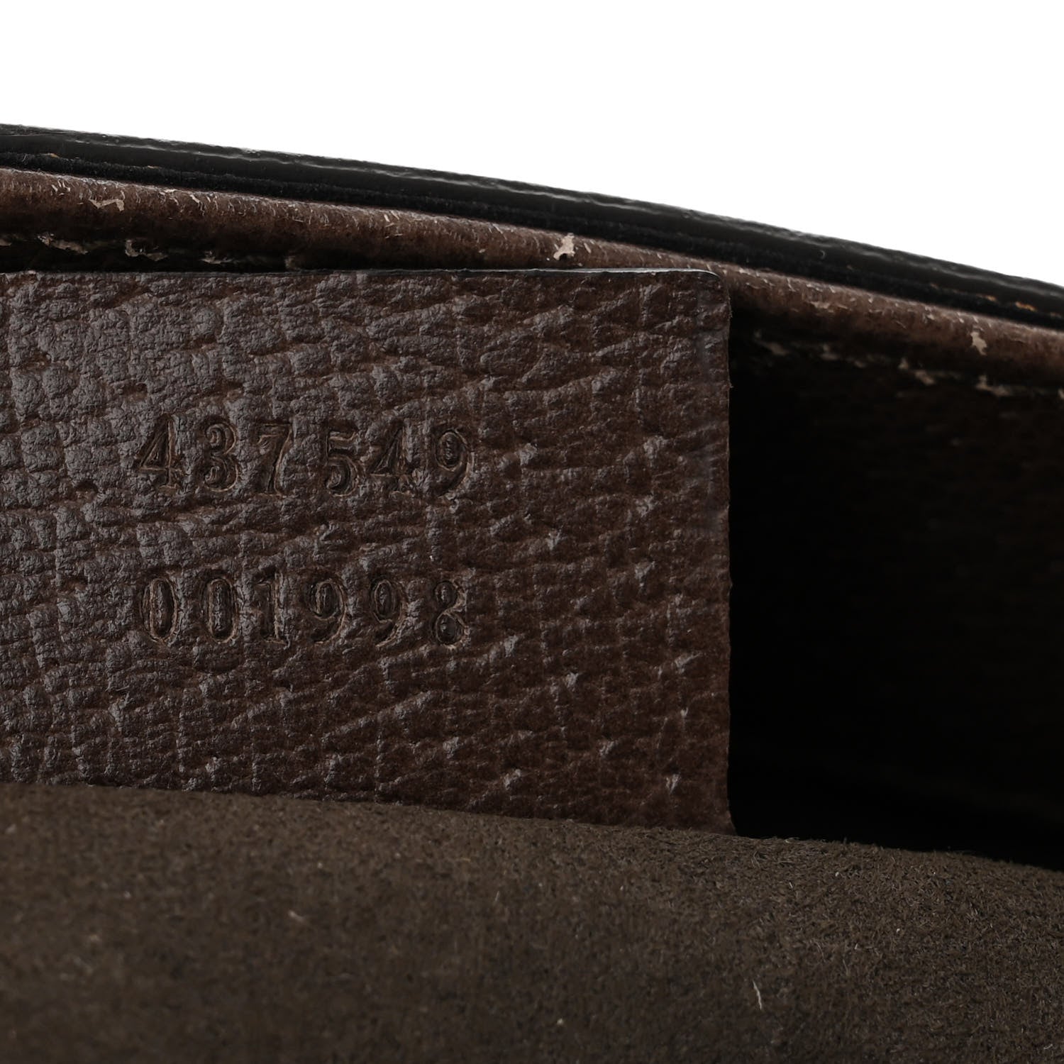 Gucci GG Supreme Monogram Web Animalier Bee Vertical Tote Brown 7 of 10