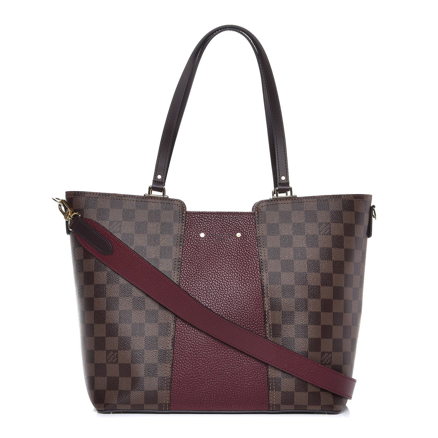 Damier Ebene Taurillon Jersey Bordeaux