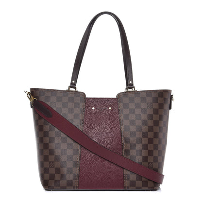 Louis Vuitton Damier Ebene Taurillon Jersey Bordeaux 1 of 8