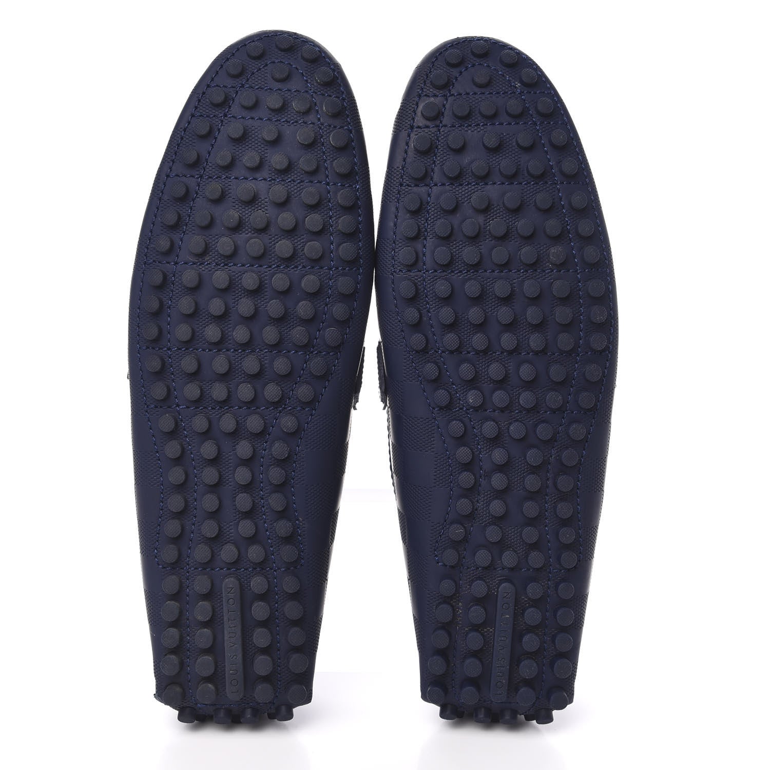 Louis Vuitton Damier Infini Mens Hockenheim Moccasin Loafers 9 Cosmos 7 of 11