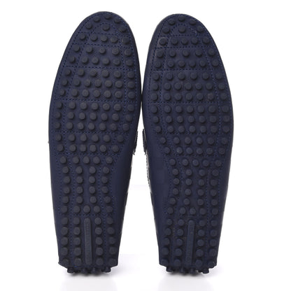 Louis Vuitton Damier Infini Mens Hockenheim Moccasin Loafers 9 Cosmos 7 of 11